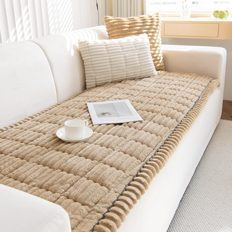 Sofa cushions made of solid wood with thick plush material