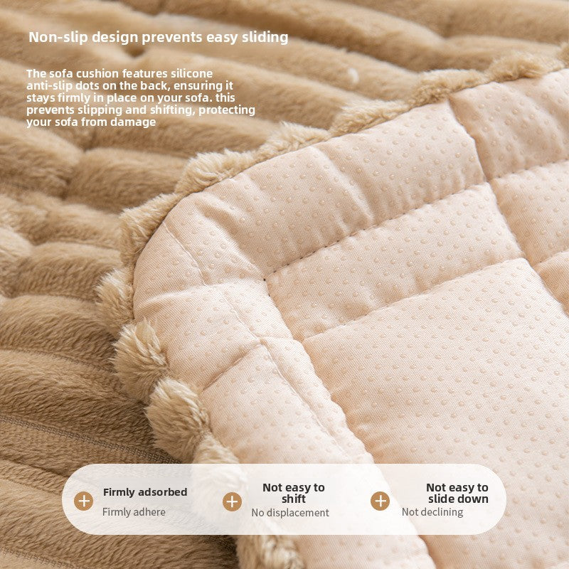 Sofa cushions made of solid wood with thick plush material