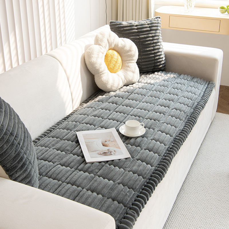 Sofa cushions made of solid wood with thick plush material