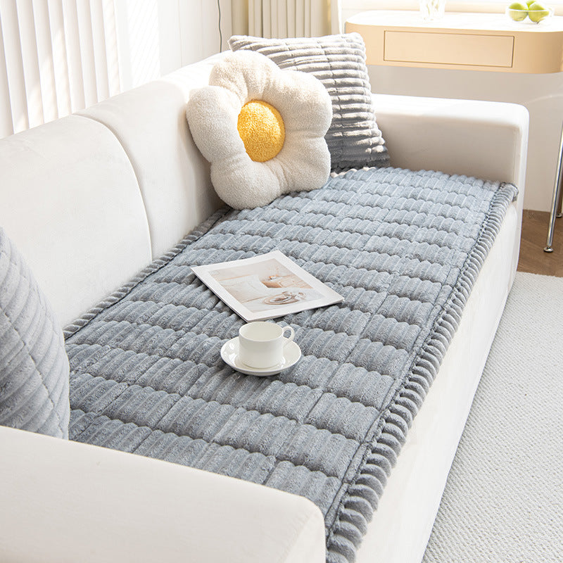 Sofa cushions made of solid wood with thick plush material