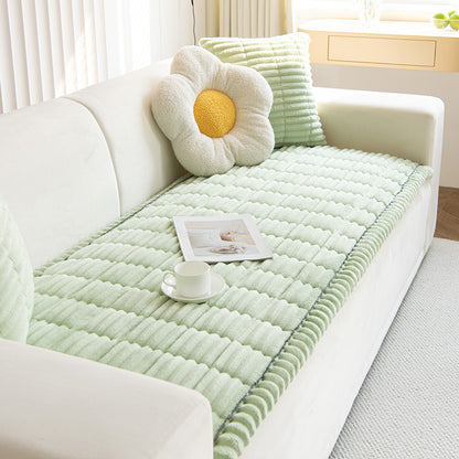 Sofa cushions made of solid wood with thick plush material