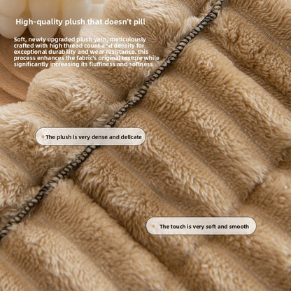Sofa cushions made of solid wood with thick plush material