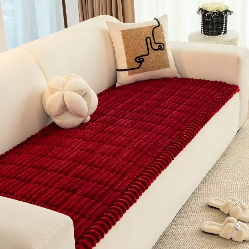 Sofa cushions made of solid wood with thick plush material