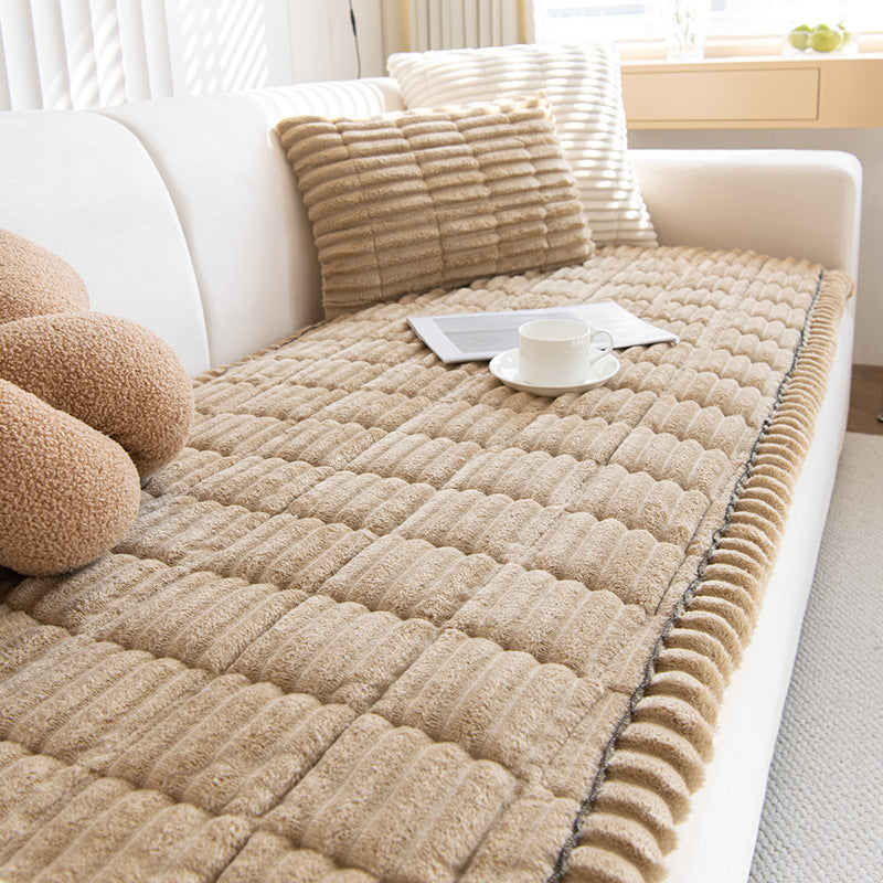 Sofa cushions made of solid wood with thick plush material