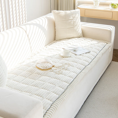 Sofa cushions made of solid wood with thick plush material